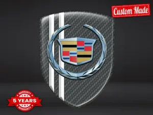 Cadillac Sticker su 3D Gel Sport Cupola Limitato Gara ST